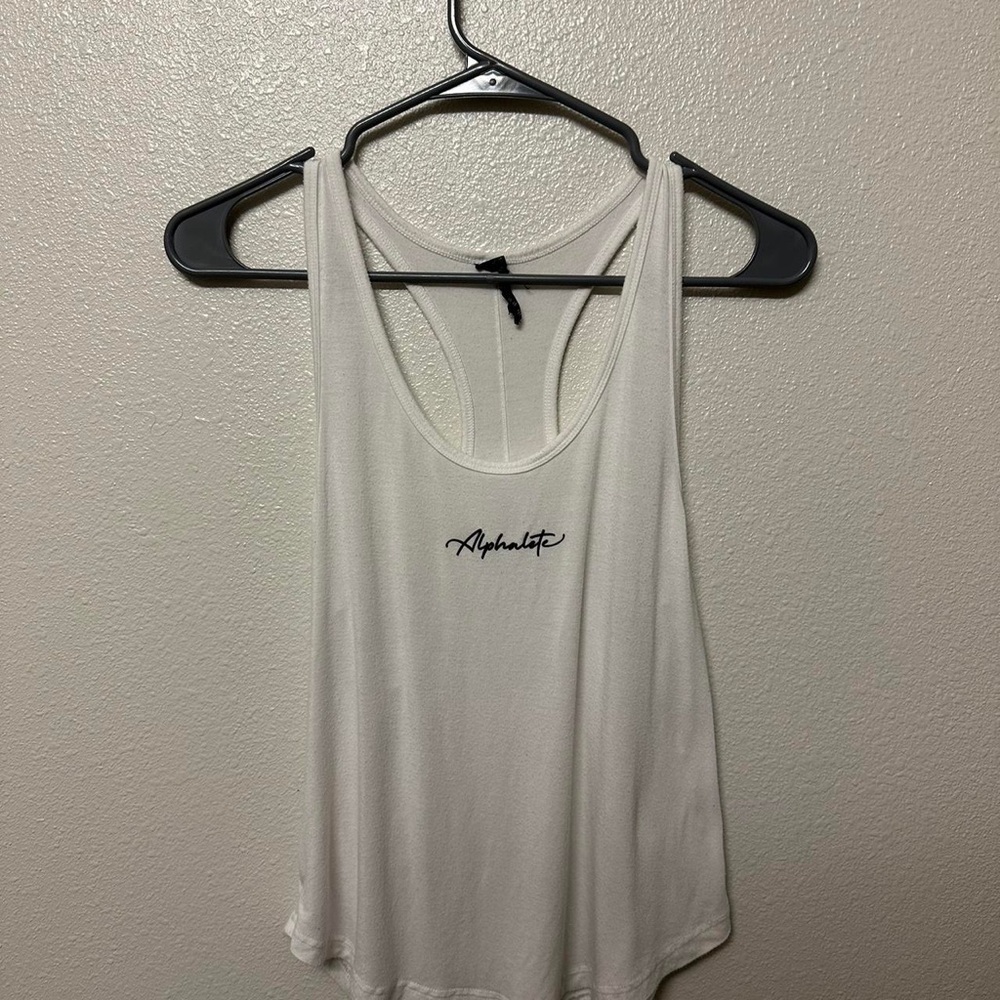 Alphalete White Tank Top